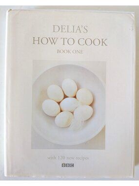 Vintage 1998 Delia Smith How To Cook Book One BBC Series Hardcover Illustrated
